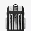Rucsac Cooper cu dungi metalice și logo-ul semnăturii Rucsac Cooper cu dungi metalice și logo-ul semnăturii