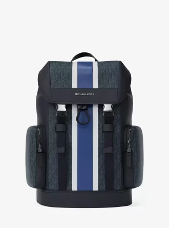 Rucsac Cooper de oraș cu dungi medii, cu logo semnătură
