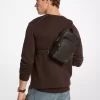 Rucsac Edison rezistent la zgârieturi din piele cu aspect încrucișat