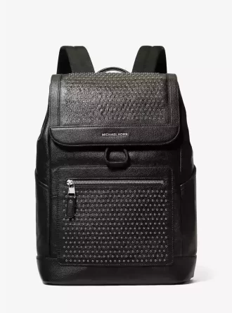 Rucsac Hudson mediu din piele cu inele de prindere