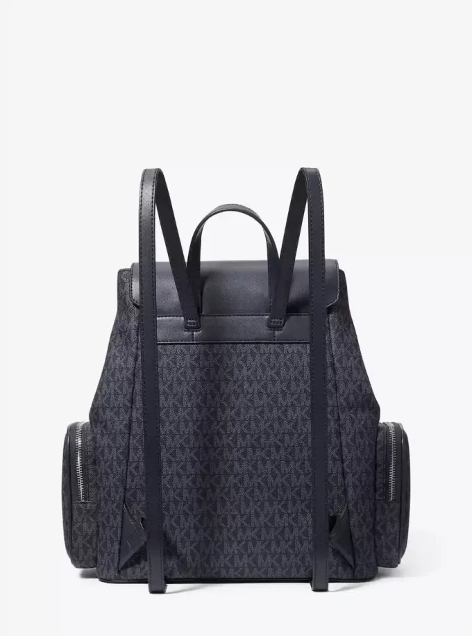 Rucsac Jet Set mare cu logo-ul semnăturii Rucsac Jet Set mare cu logo-ul semnăturii