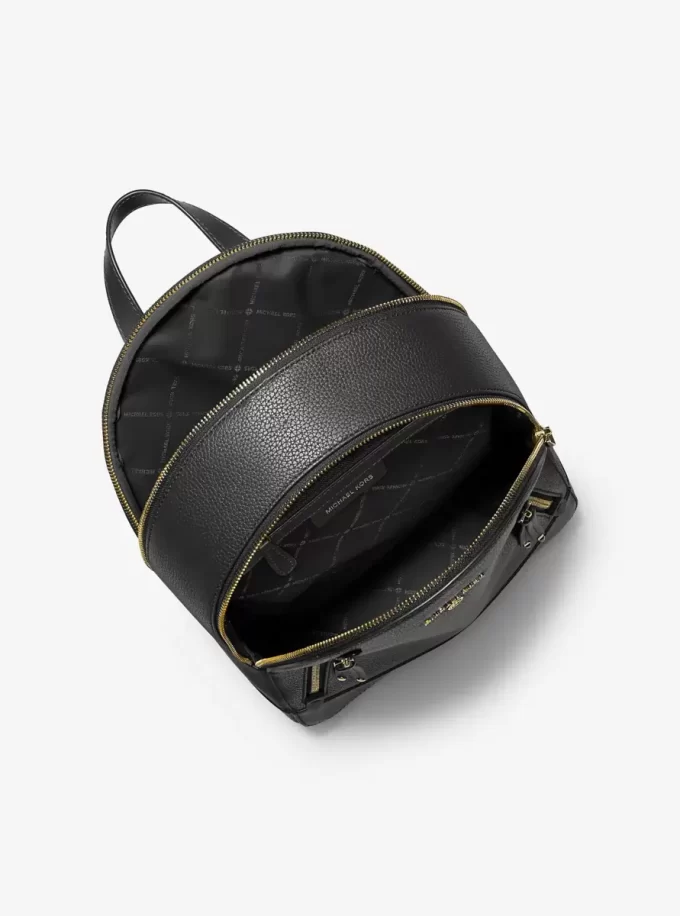 Rucsac mediu Brooklyn din piele granulată Rucsac mediu Brooklyn din piele granulată