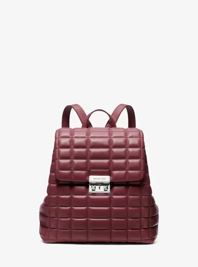 Rucsac mic Tribeca din piele matlasată Rucsac mic Tribeca din piele matlasată