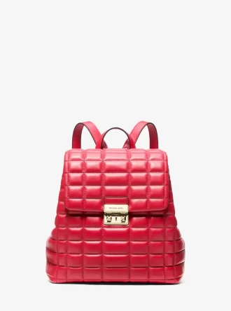 Rucsac mic Tribeca din piele matlasată