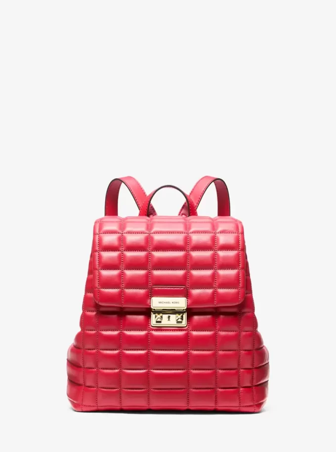 Rucsac mic Tribeca din piele matlasată Rucsac mic Tribeca din piele matlasată