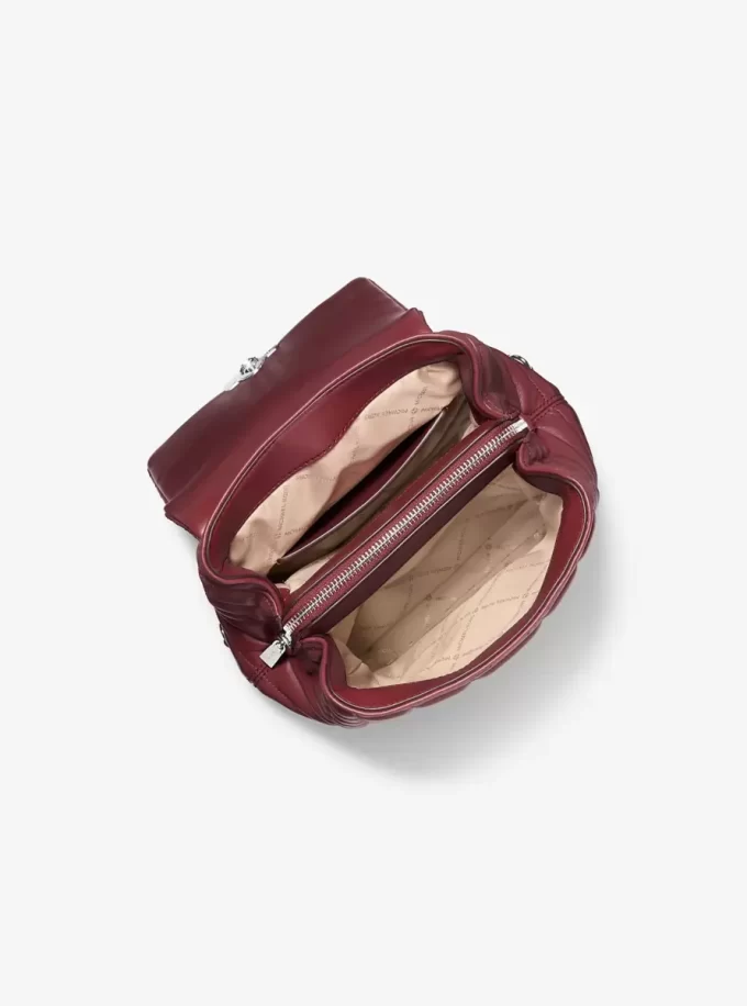 Rucsac mic Tribeca din piele matlasată Rucsac mic Tribeca din piele matlasată
