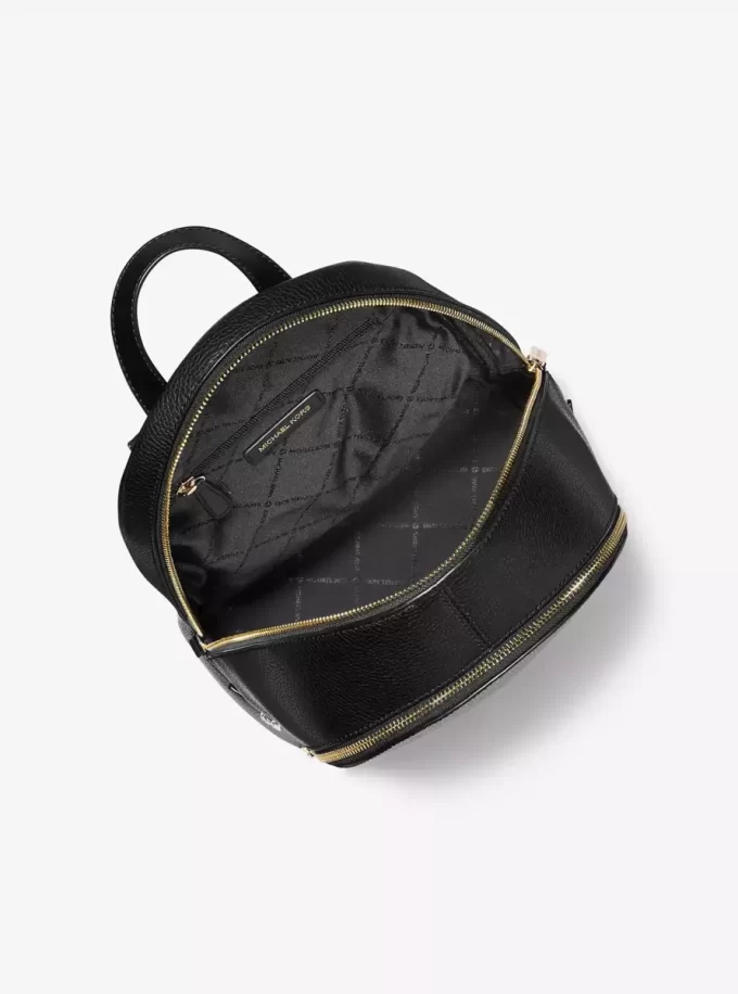 Rucsac Rhea mediu din piele granulată Rucsac Rhea mediu din piele granulată