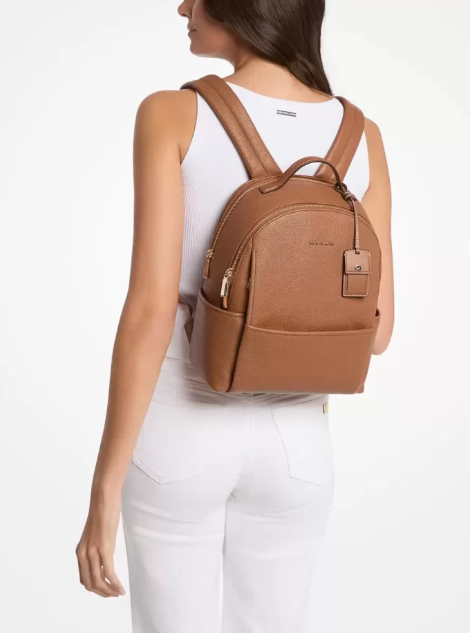 Rucsac Sable Medium din piele granulată Rucsac Sable Medium din piele granulată