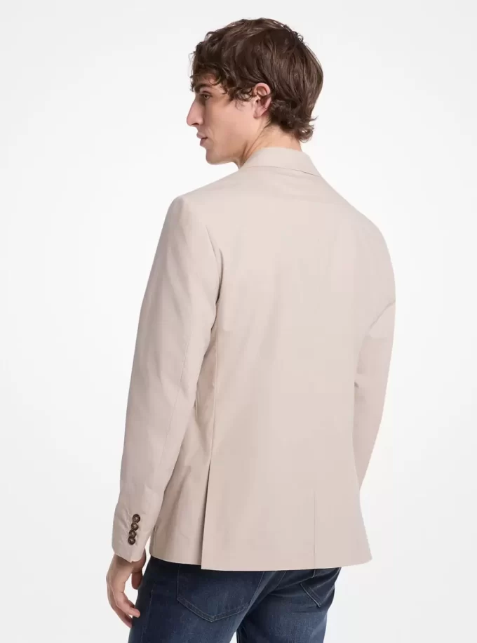 Sacou din poplin de bumbac Sacou din poplin de bumbac
