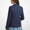 Sacou twill din amestec de lână elastică Sacou twill din amestec de lână elastică