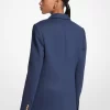 Sacou twill din amestec de lână elastică Sacou twill din amestec de lână elastică