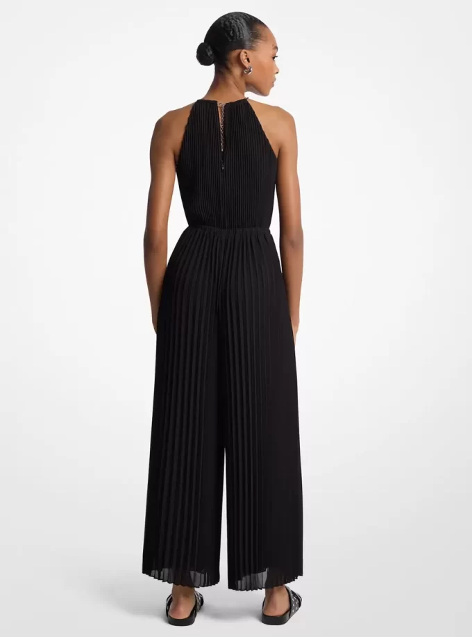 Salopetă plisată Georgette Halter Salopetă plisată Georgette Halter