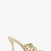 Sandale Haisley din piele metalica Sandale Haisley din piele metalica