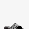 Sandale Hannah cu logo jacquard