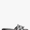 Sandale Hannah cu logo jacquard