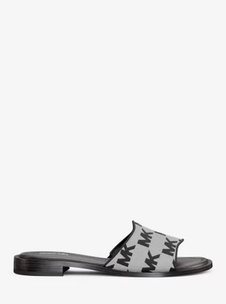Sandale Hannah cu logo jacquard
