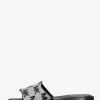 Sandale Hannah cu logo jacquard