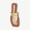 Sandale Lena din piele metalizată cu bareta în T Sandale Lena din piele metalizată cu bareta în T