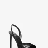 Sandale Marisa din piele lăcuită cu model crocodil în relief Sandale Marisa din piele lăcuită cu model crocodil în relief