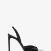 Sandale Marisa din piele lăcuită cu model crocodil în relief Sandale Marisa din piele lăcuită cu model crocodil în relief