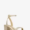 Sandale Merriam din piele cu sclipici Sandale Merriam din piele cu sclipici