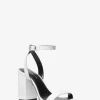 Sandale Merriam din piele cu toc bloc Sandale Merriam din piele cu toc bloc