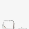 Sandale Polly din piele cu aspect metalic piton embosat Sandale Polly din piele cu aspect metalic piton embosat