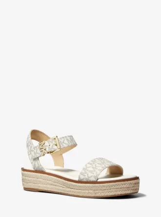 Sandale Richie Signature Logo Platform Espadrile