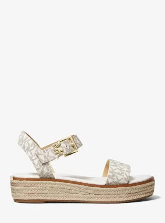 Sandale Richie Signature Logo Platform Espadrile
