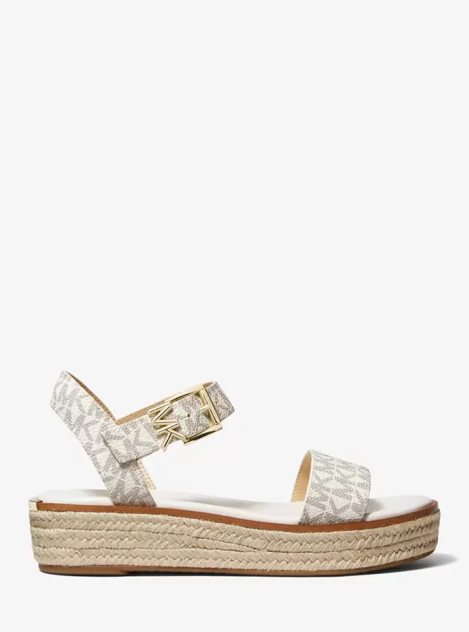 Sandale Richie Signature Logo Platform Espadrile