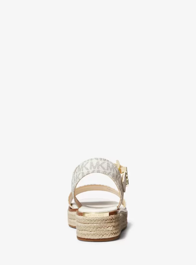 Sandale Richie Signature Logo Platform Espadrile