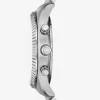 Set cadou ceas Lexington argintiu supradimensionat și toc de card din piele cu relief crocodil Set cadou ceas Lexington argintiu supradimensionat și toc de card din piele cu relief crocodil