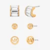 Set cadou de 3 cercei cu zirconiu cubic Set cadou de 3 cercei cu zirconiu cubic