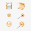 Set cadou de 3 cercei cu zirconiu cubic Set cadou de 3 cercei cu zirconiu cubic