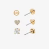 Set cadou de 3 cercei cu zirconiu cubic Set cadou de 3 cercei cu zirconiu cubic