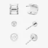 Set cadou de 3 cercei cu zirconiu cubic Set cadou de 3 cercei cu zirconiu cubic