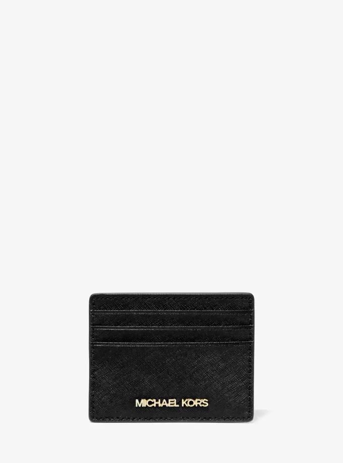 Set cadou geantă de umăr medie din piele Saffiano și port-card Set cadou geantă de umăr medie din piele Saffiano și port-card
