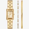 Set cadou Mini Monroe cu ceas și bijuterii aurii Set cadou Mini Monroe cu ceas și bijuterii aurii