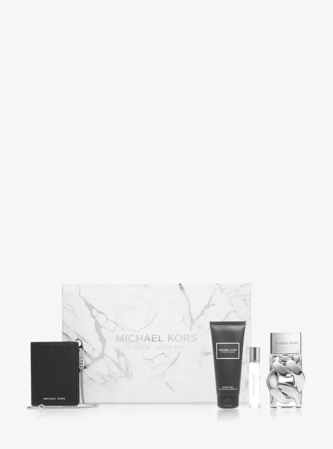 Set cadou Pour Homme cu 4 piese Set cadou Pour Homme cu 4 piese