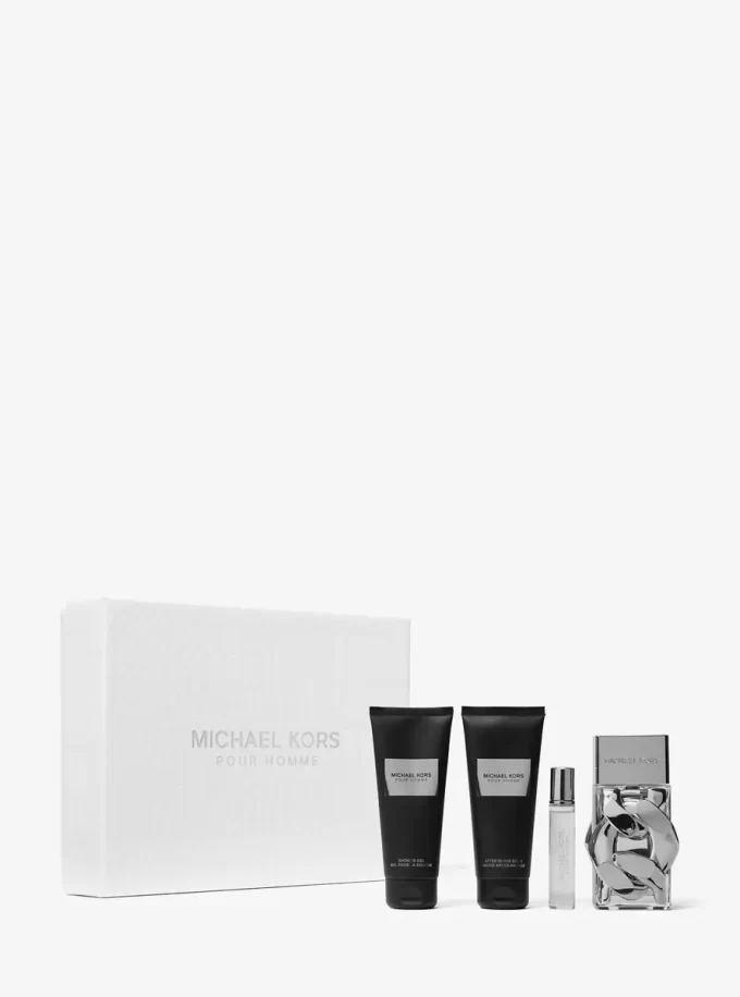 Set cadou Pour Homme cu 4 piese Set cadou Pour Homme cu 4 piese
