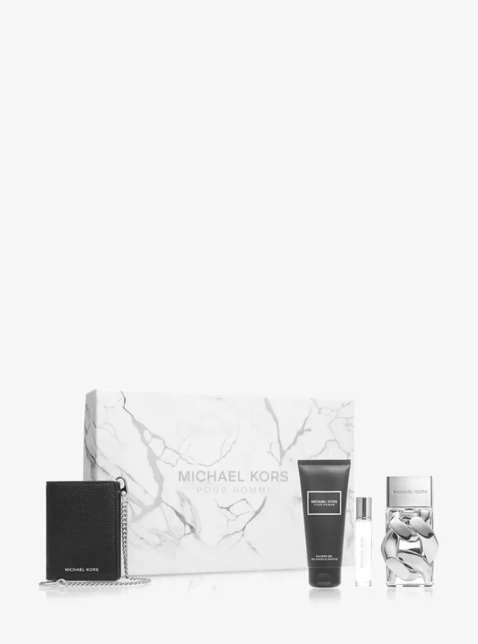 Set cadou Pour Homme cu 4 piese Set cadou Pour Homme cu 4 piese