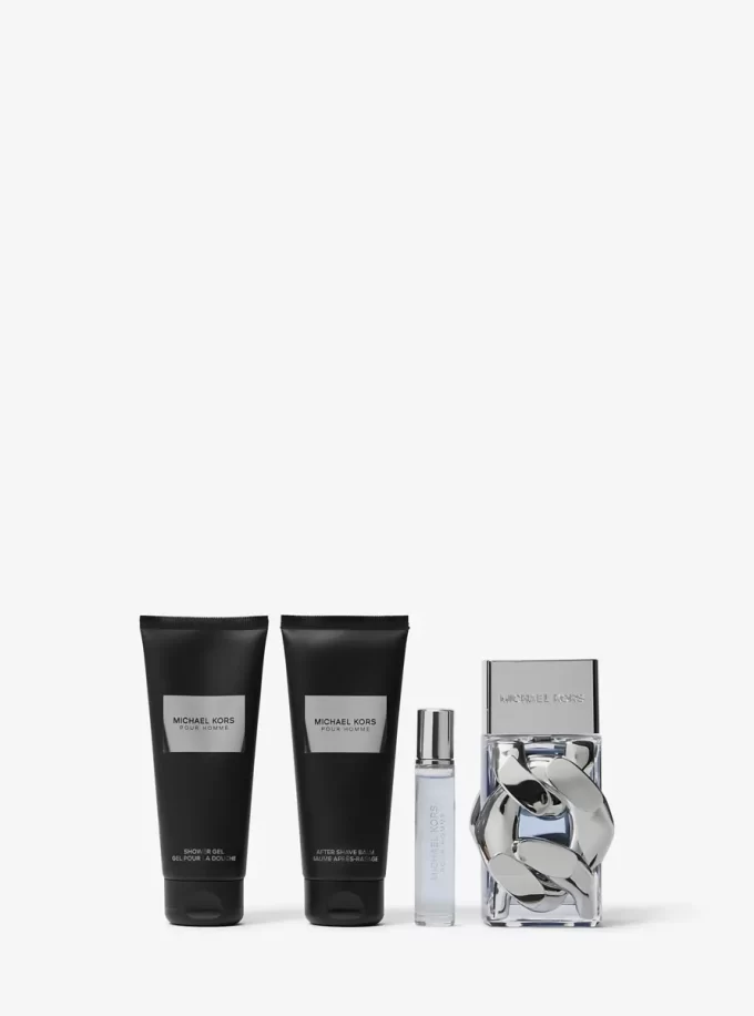 Set cadou Pour Homme cu 4 piese Set cadou Pour Homme cu 4 piese