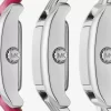 Set curea de ceas Petite Monroe din piele bicoloră și cu relief crocodil Set curea de ceas Petite Monroe din piele bicoloră și cu relief crocodil
