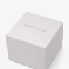 Set curea de ceas Petite Monroe din piele cu relief de crocodil și nuanță argintie Set curea de ceas Petite Monroe din piele cu relief de crocodil și nuanță argintie
