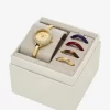 Set de ceasuri Mini Izzy Pavé aurii și ramă interschimbabilă Set de ceasuri Mini Izzy Pavé aurii și ramă interschimbabilă