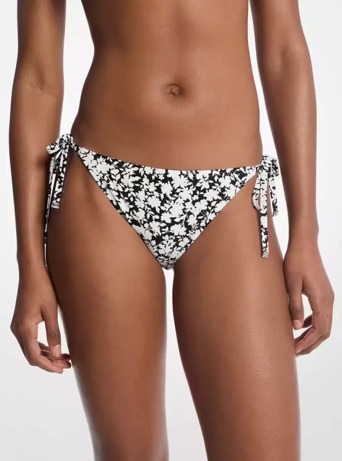 Sliț de bikini triunghiular cu imprimeu floral Sliț de bikini triunghiular cu imprimeu floral