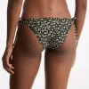 Slip de bikini din nailon elastic cu imprimeu floral Slip de bikini din nailon elastic cu imprimeu floral