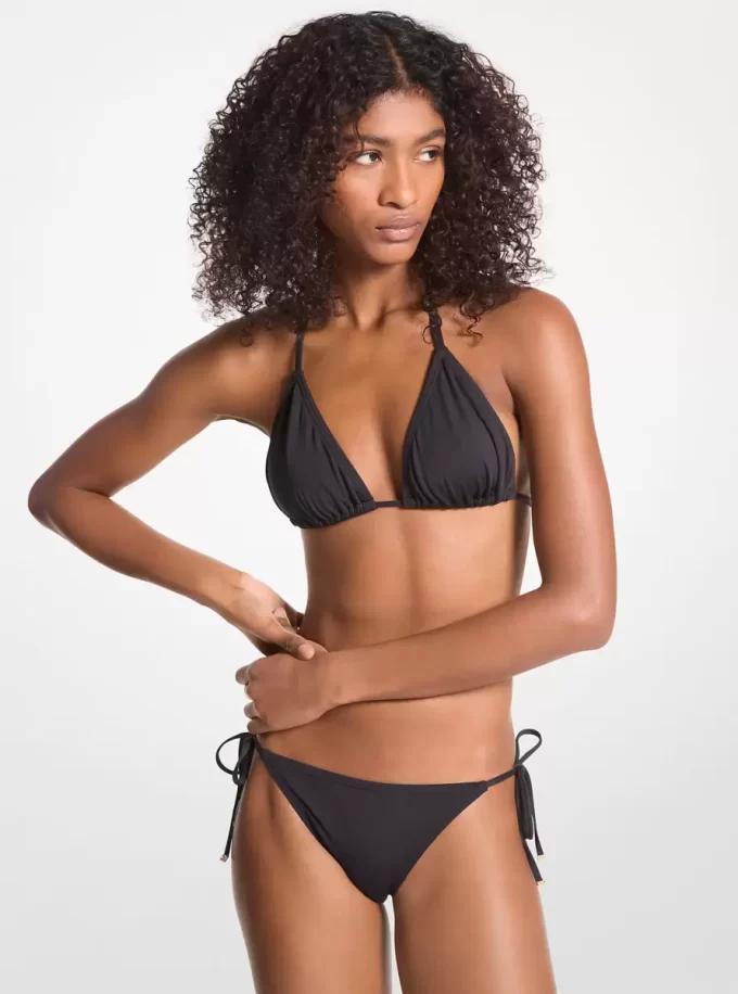 Sutien de bikini triunghiular din nailon elastic Sutien de bikini triunghiular din nailon elastic