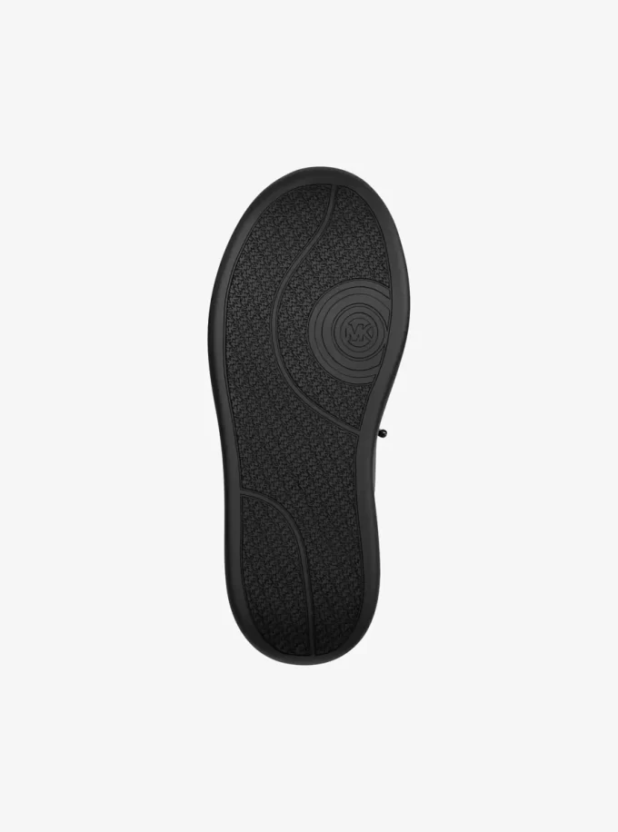 Teniși cu platformă din piele cu ornament Hayes Teniși cu platformă din piele cu ornament Hayes