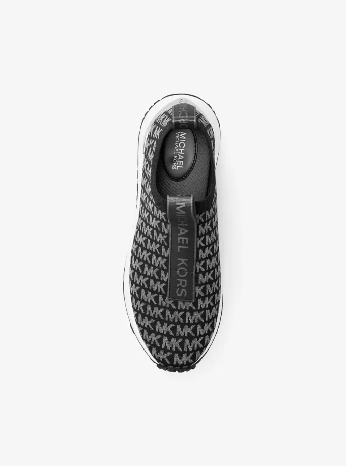 Teniși slip-on tricotați Bodie cu logo metalic Teniși slip-on tricotați Bodie cu logo metalic